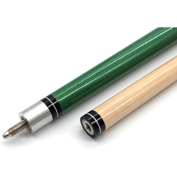 Більярдний кий Element, 2-х частинний, 146 см, 18 oz, зелений