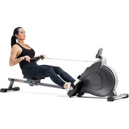 Магнітний гребний тренажер Sunny Health & Fitness SMART, компактний, складаний, з Bluetooth – SF-RW522016