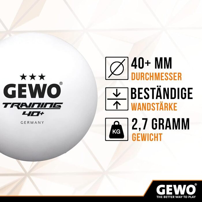 GEWO SMASH – ракетка для настільного тенісу для дітей, ITTF, для змагань, з накладкою Thunderball 2, контроль, обертання, 2,0 мм, конкавна ручка