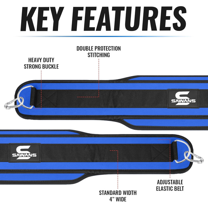 Пояс для підтягувань Dip з неопреновою підтримкою спини, 91.4 см, для важкої атлетики, бодібілдингу, пауерліфтингу, тренувань у спортзалі