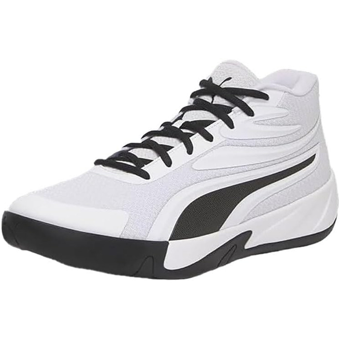 Кросівки PUMA Court Pro для чоловіків, баскетбольні, 45 EU, білий/чорний