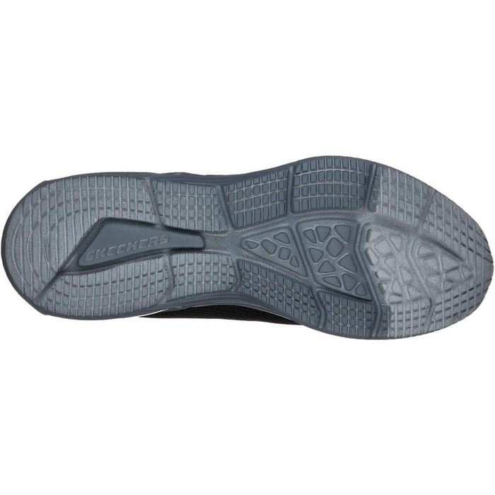 Чоловічі кросівки Skechers Dyna-air-pelland класичні спортивні взуття, розмір 44 EU, колір Black Mesh Charcoal Trim