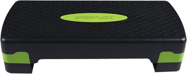 Степпер SportVida для аеробіки та домашніх тренувань - регульована висота, 2 рівня, зелений