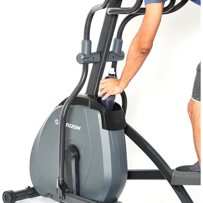 Еліптичний тренажер Horizon Fitness Andes 2.0 для дому, висота підйому 27 см, безпечний крос-тренер для домашнього фітнесу