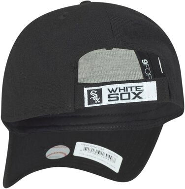 Кепка New Era 9Forty Adjustables Chicago White SOX чорна та біла, універсальний розмір