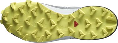 Жіночі трейлранні кросівки Salomon Speedcross Gore-Tex 43 1/3 EU, Sharkskin, Clearly Aqua, Sunny Lime
