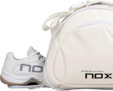 Сумка для падельної ракетки Nox Pro Series Weiss, біла
