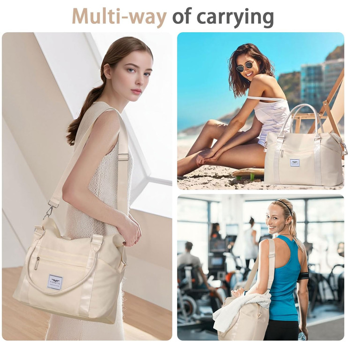 Спортивна сумка Daen FIORETTO: водонепроникна дорожня сумка-дуffel, ідеальна для подорожей та фітнесу, блакитна