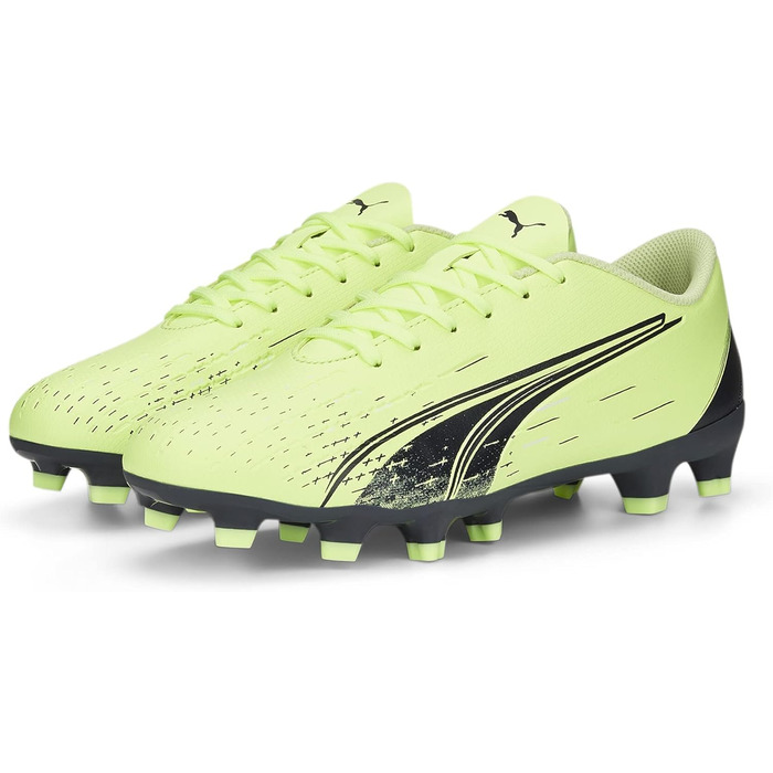 Жіночі футбольні бутси PUMA Ultra Play FG/AG, розмір 38 EU, кольори Fizzy Light, Parisian Night Blue Glimmer