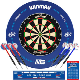 Дротиковий щит WINMAU Blade 6 професійний, сизаль, офіційна турнірна дошка PDC
