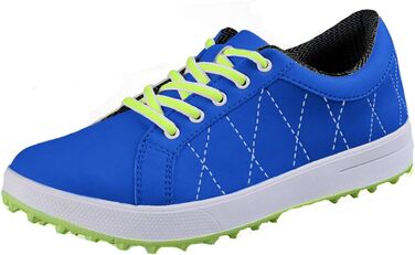Жіночі гольф-туфлі PGM, Легкі водонепроникні гольф-туфлі без шипів для жінок, розмір 39 EU, блакитні