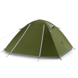 Намет Naturehike P-Serie 2 особи, 4 сезони, ультралегкий купольний, сімейний, анти-UV, зелений