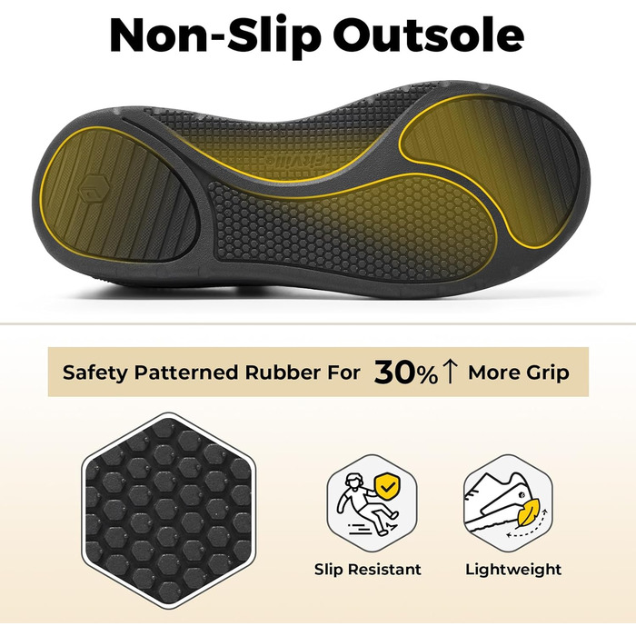 Жіночі кросівки FitVille V3: зручні, дихаючі, широкі (38 EU) для ходьби, фітнесу, занять спортом та активного відпочинку. Чорний колір