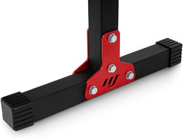 Регульована лавка для жиму Marbo Sport MH-L114 2.0, чорна, універсальна фітнес-лавка для тренувань, багатофункціональна, для дому та спортзалу