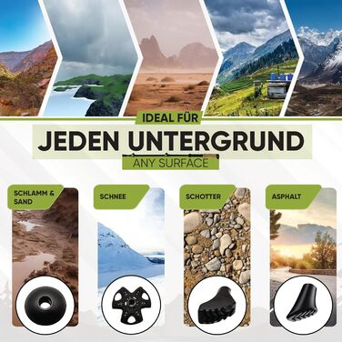 Телескопічні палиці для скандинавської ходьби та трекінгу з карбону та алюмінію, з корковими ручками, для чоловіків та жінок