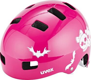 Дитячий велосипедний шолом Uvex Kid 3, рожевий (Scary Pink), 51-55 см