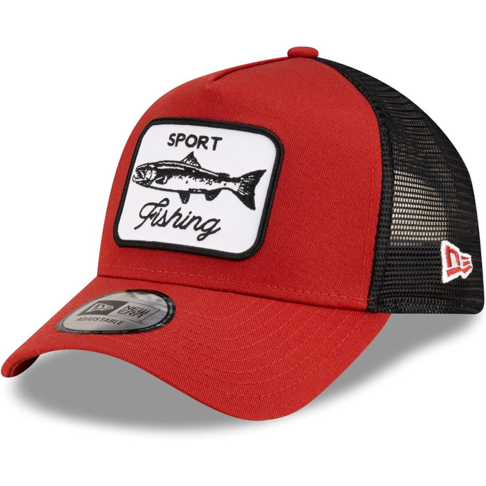 Кепка New Era Outdoor Patch Olive з регулюванням, A-Frame, для риболовлі