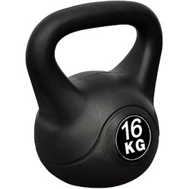 Гиря Kettlebell vidaXL 16 кг для тренувань у спортзалі