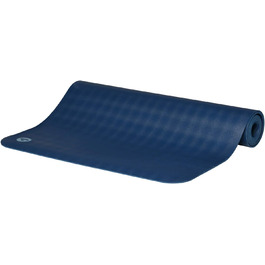 Йога-мат Bodhi ECO PRO XL 200×60×0,4 см, натуральний каучук, антисліп, екологічний, для йоги та пілатесу, океан