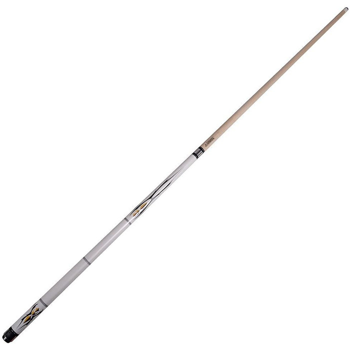 Більярдний кий DHOLE CUESOUL 58' 2 частини з клена, 19 унцій, білий, з чохлом 12.75mm