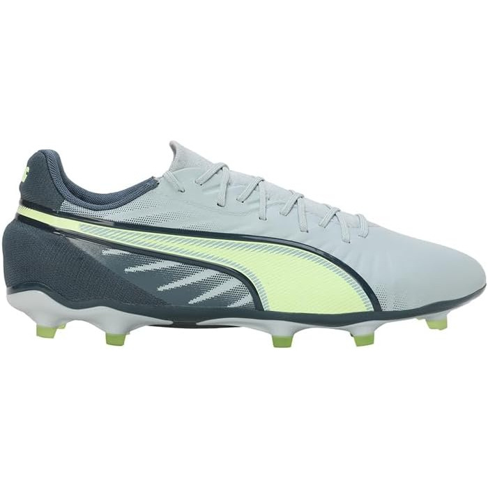 Футбольне взуття PUMA King Match Fg/Ag (41 EU) – унісекс, кольори: Frosted Dew, Fizzy Apple, Gray Skies