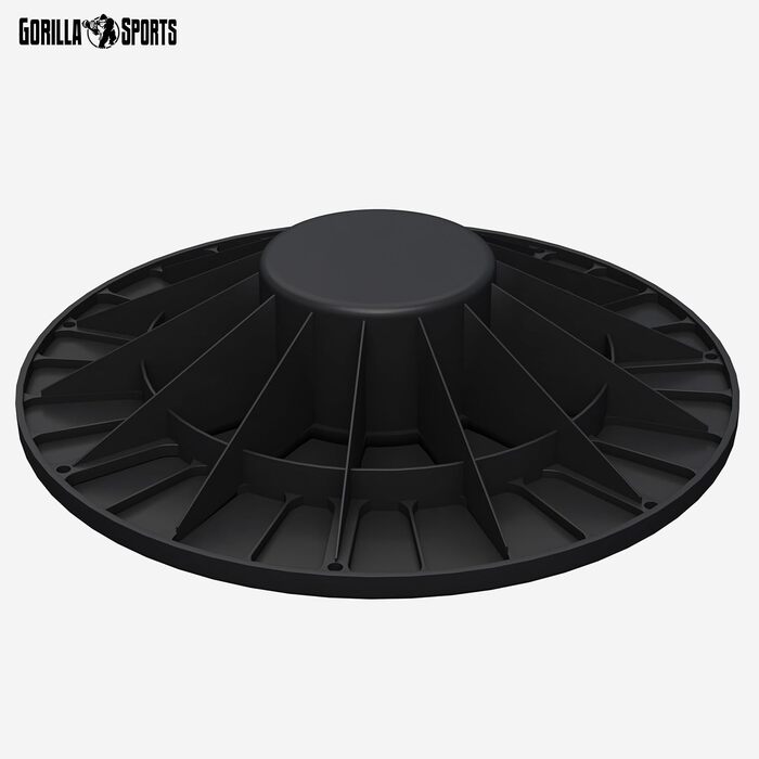 Балансборд GORILLA SPORTS® - Ø 40 см, до 110-180 кг, дерево/пластик - для тренування рівноваги, терапії та дітей