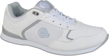 Жіночі дитячі туфлі для боулінгу/тренувань Dek Babyschuhe, білі/сірі, розмір 38