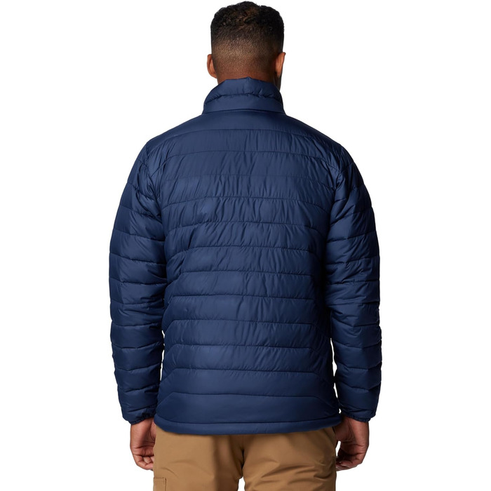 Чоловіча утеплена куртка Columbia Powder Lite II, темно-синя (Collegiate Navy), розмір L