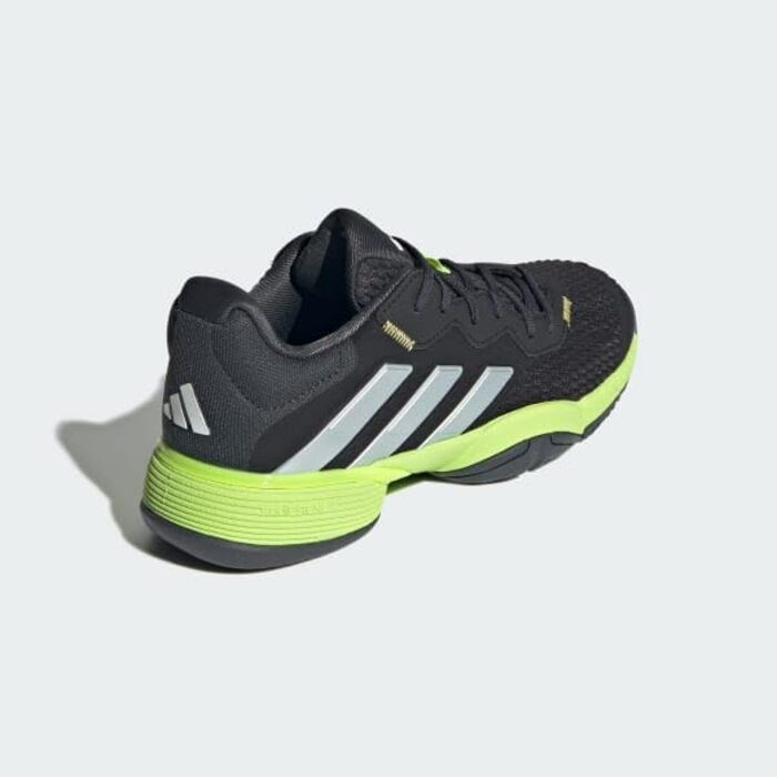 Дитячі тенісні кросівки adidas Barricade Kids - чорний, лимонний, розмір 33 1/2 EU