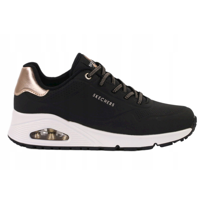 Жіночі кросівки Skechers UNO - SHIMMER 155196-BLK, чорні, 38,5