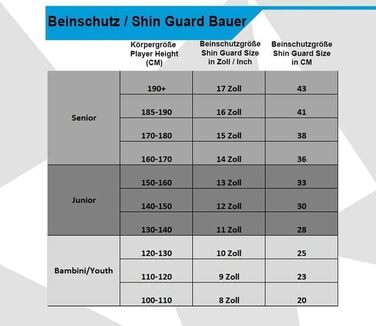 Захист гомілки Bauer S21 X Senior 16'' для хокею