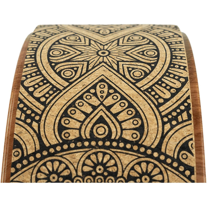 Колесо для йоги Matchu Sports Rad Yoga | 33x13 см, антиковзаюче, до 150 кг, коркове, коричневе