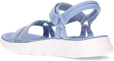 Сандлії Skechers Go Walk Flex для жінок (39 EU, блакитна тканина)