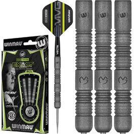 Дротики WINMAU Michael Van Gerwen MvG Exact 21,5 г, вольфрамові з оперенням і стрижнями