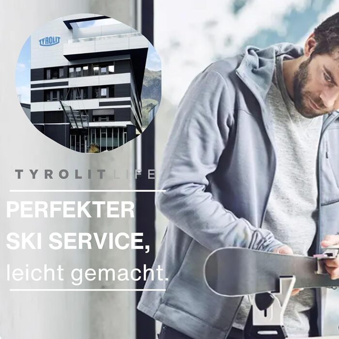 Преміум набір для заточування кантів лиж та сноубордів Tyrolit Life 88° – 10 предметів, з нержавіючим кутником та наборами напилків
