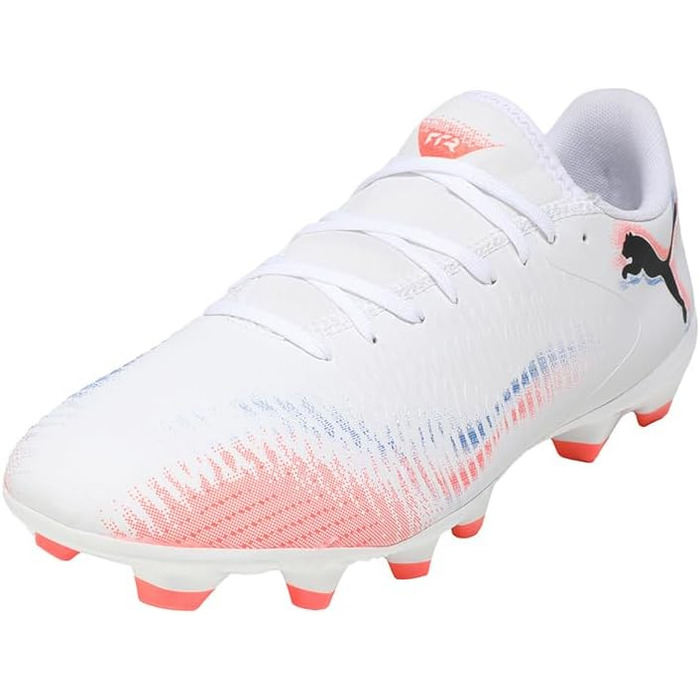 Футбольні бутси PUMA Future 8 Play FG/AG, 43 EU, білий/чорний/червоний