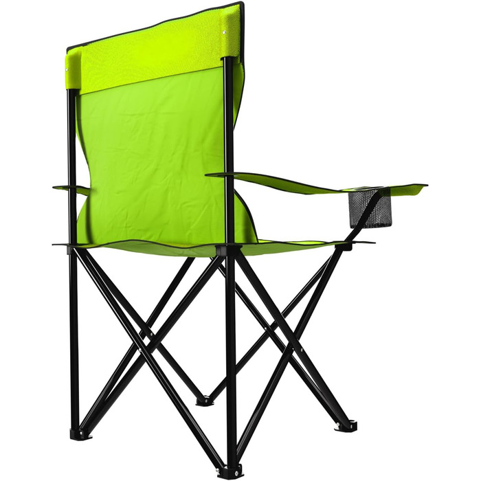 Складний стілець 24MOVE® для риболовлі, кемпінгу та відпочинку на природі - рибальський стілець, туристичний стілець, садова меблі, зелений