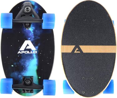 Скейтборд Apollo Barrel Board Galaxy — компактний круїзер для міста, для дітей і дорослих, ідеальний для початківців, легкий та маневрений