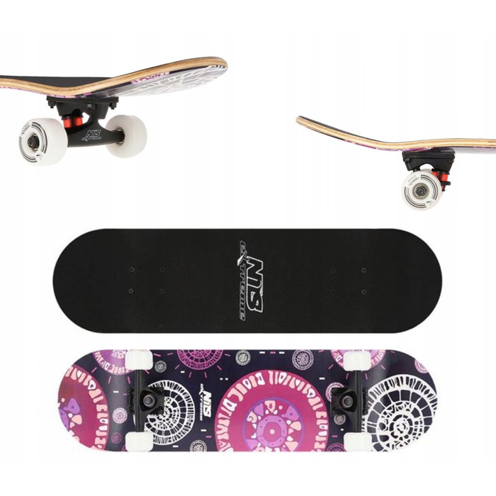 Класичний скейтборд для дівчаток NILS, 9 шарів