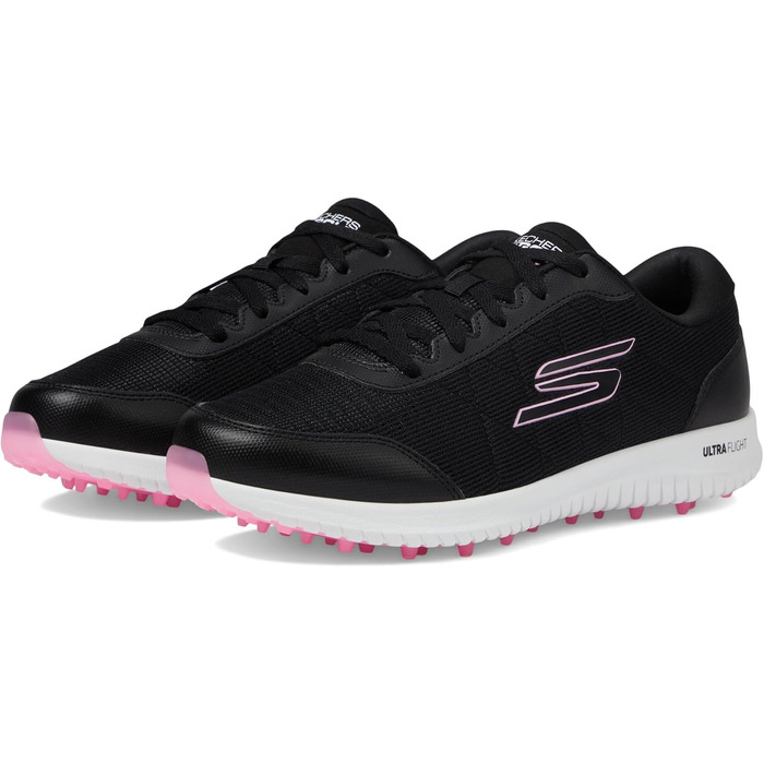 Жіноче golf-взуття Skechers Max Fairway 4 Spikeless - білий, сірий (36 EU, чорний, рожевий)