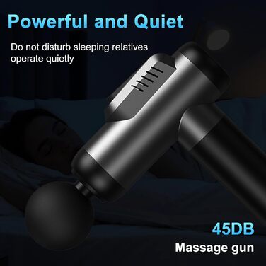 Масажер для тіла DLD Deep Tissue - професійний масаж м'язів, 8 насадок, USB-C зарядка, для дому, офісу, спорту, релаксації