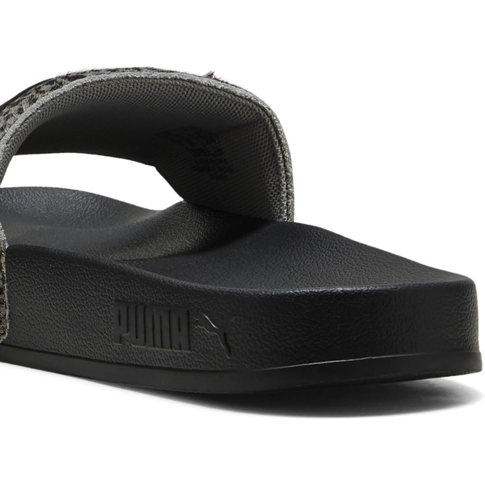 Жіночі шльопанці PUMA Leadcat 2.0 Animal Flair, 42 EU, Puma Black/Gold