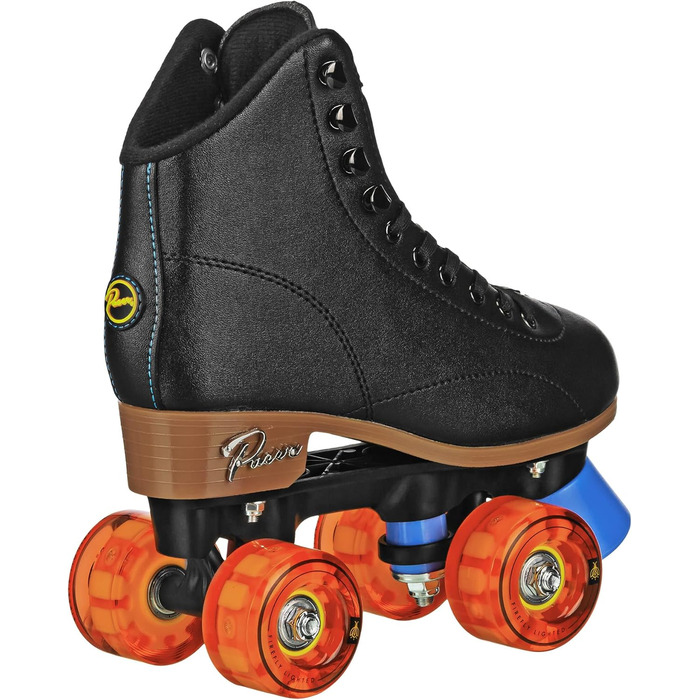 Дитячі роликові ковзани Pacer Comet Hightop чорного та срібного кольорів, з підсвічуванням коліс, розмір Youth 3