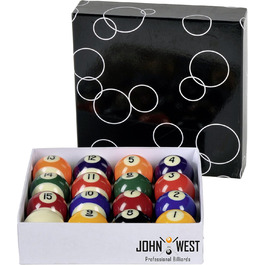 Кулі для більярду John West 38 мм, набір для пула