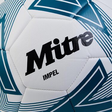 М'яч для футболу Mitre Impel L30P White/Pitch Green/Black - професійний, зносостійкий, без насоса