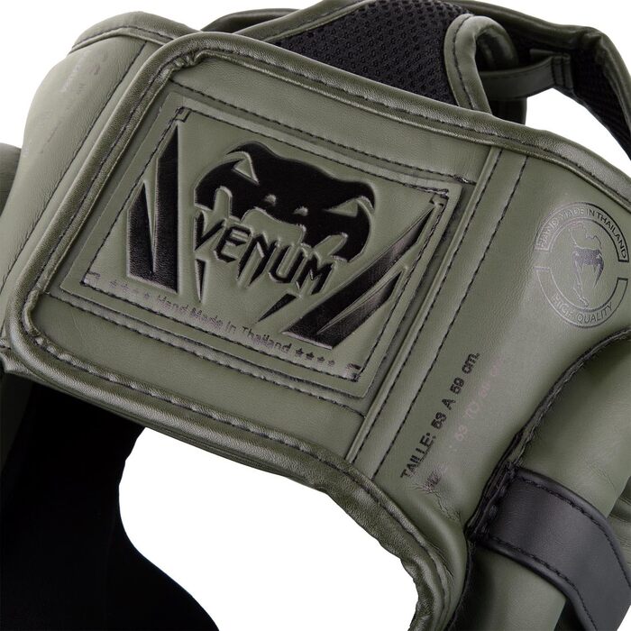 Захисний шолом Venum Elite, хакі/чорний, для боксу та ММА