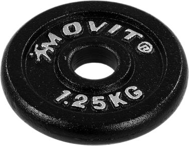 Набір розбірних гантелей MOVIT Kurzhantel PRO з чавуну, 20 кг, стандартна гриф 30 мм з насічкою та зірчастими замками