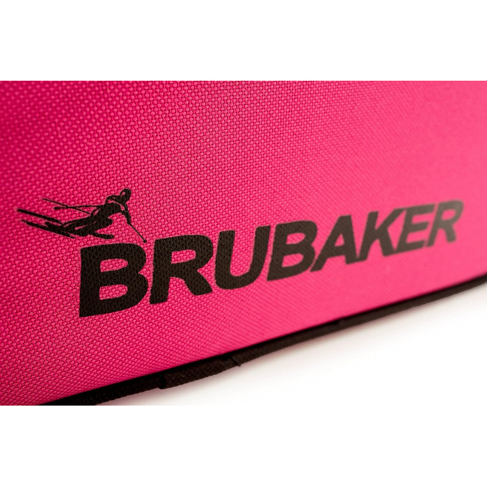 Набір BRUBAKER Kombi Set Carver PRO Limited Edition — чохол для лиж 170/190 см і сумка для черевиків, палиці, шолом, рожево-сірий
