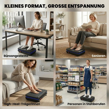 Віброплатформа з 120 рівнями інтенсивності, 5 програмами, LED-підсвіткою, гумовими амортизаторами та ременями опору