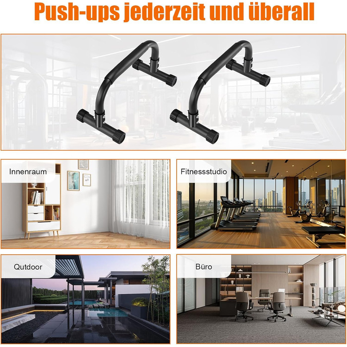 Паралелетки для віджимань та випробувань на силу - Паралелетки для калістеніки, статики та силових тренувань. Ідеально для дому, вулиці та спортзалу